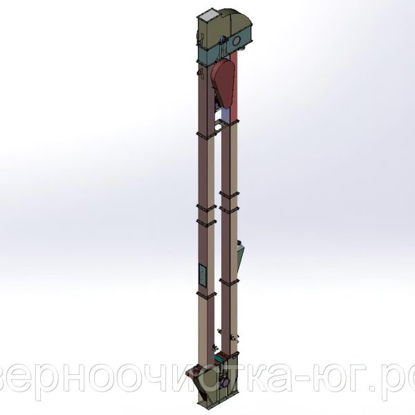 Нория НПЗ-50 высота 8.0 метров, производительность 50 тонн / час